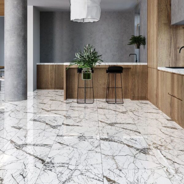 POLE GLOSSY RECTIFIED PORCELAIN TILE